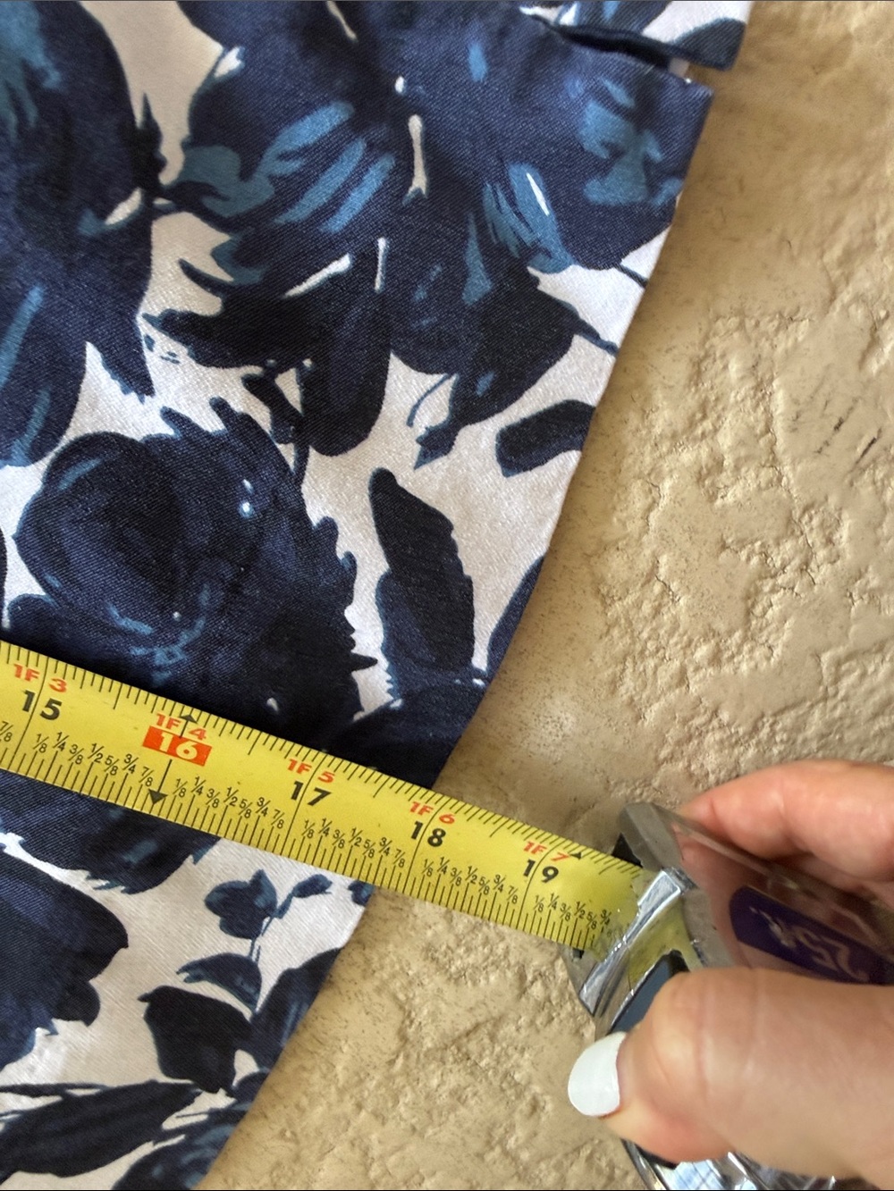 S.C & Co Floral Navy Golf Skort - Picture 8 of 12